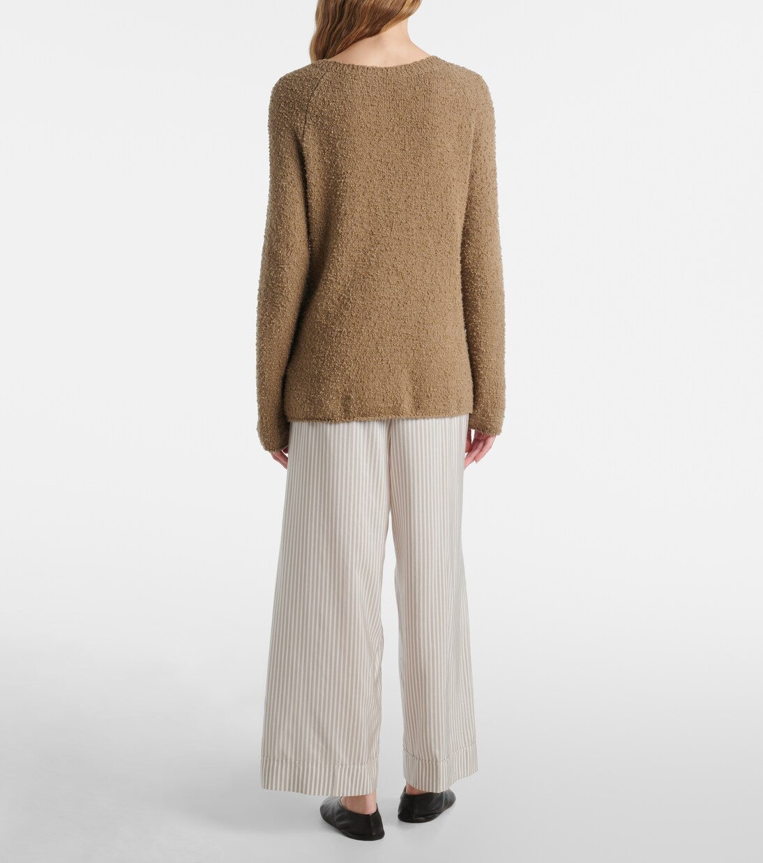 Kathy cotton bouclé sweater | The Row