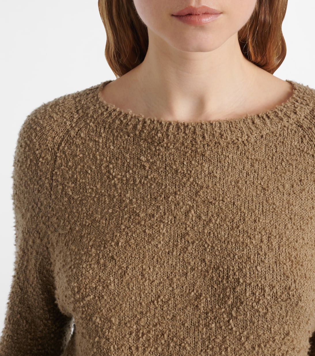 Kathy cotton bouclé sweater | The Row