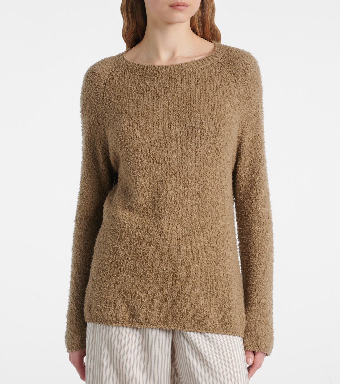 Kathy cotton bouclé sweater | The Row
