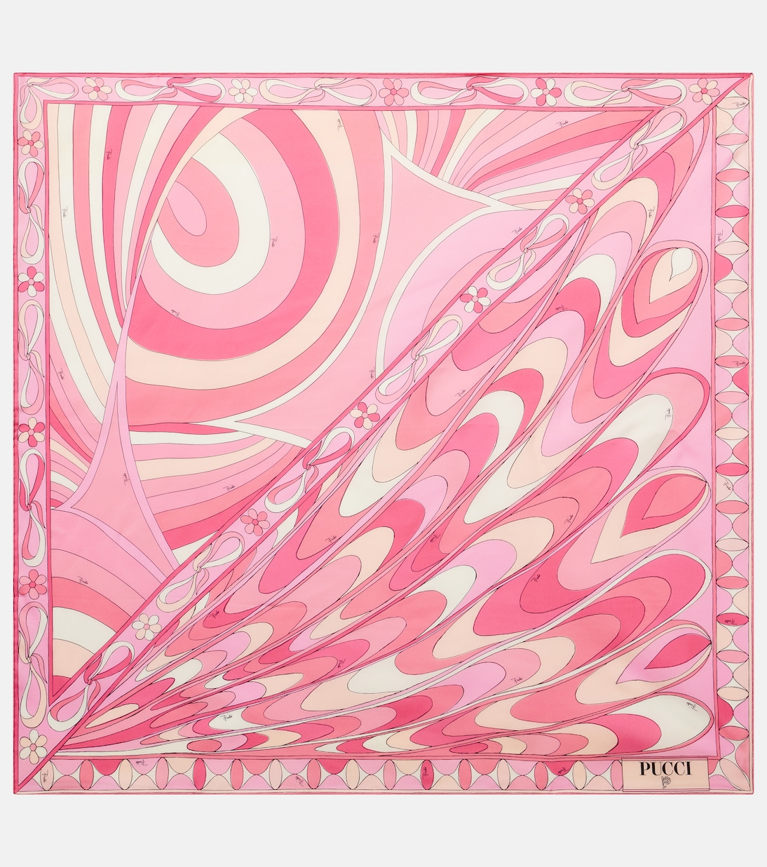 Foulard Onde Iride in twill di seta | Pucci