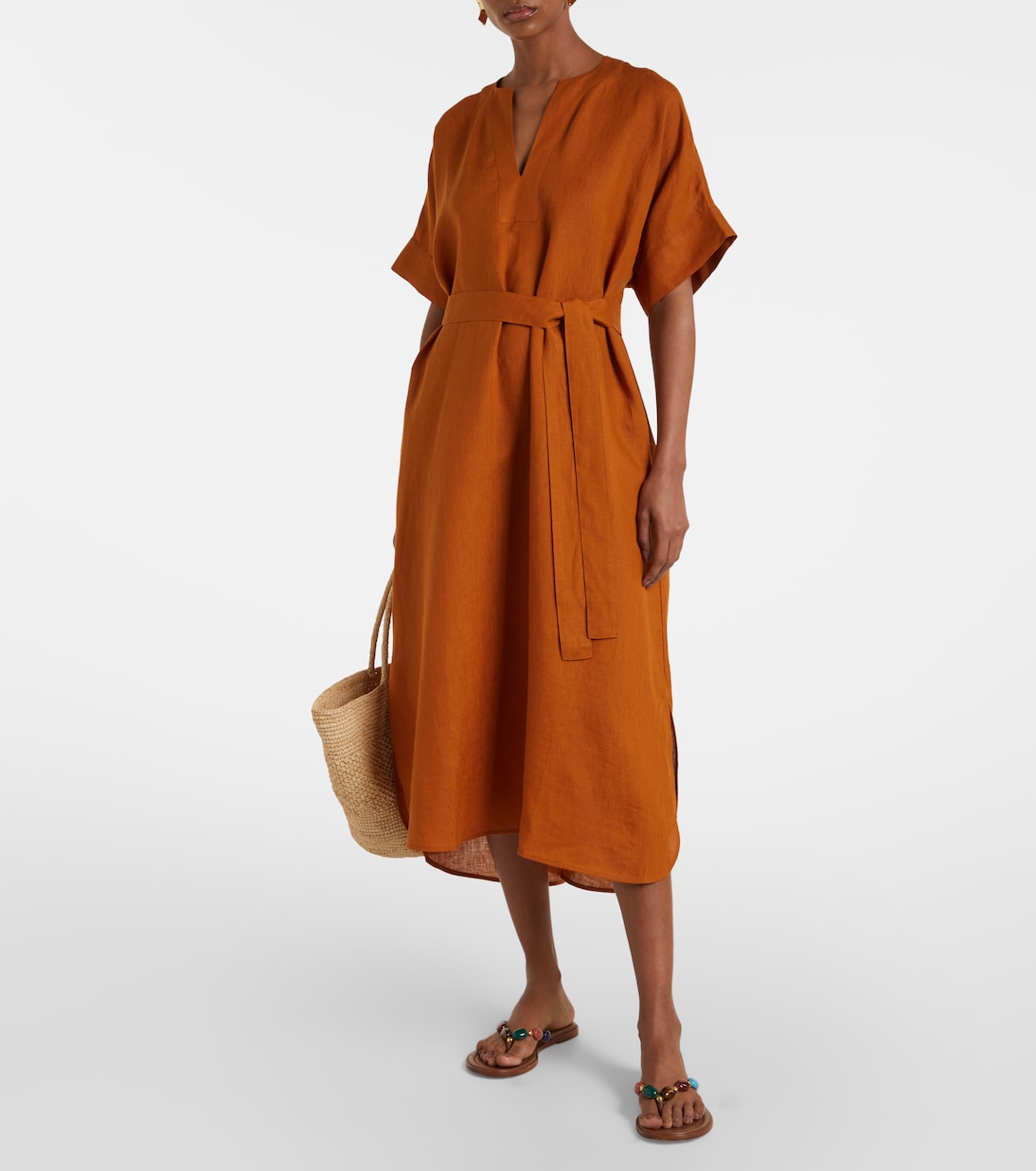 Caftano Bibi in lino | Eres