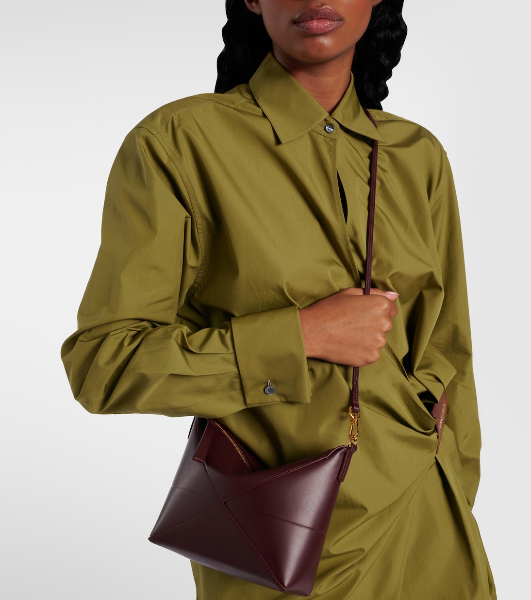 Borsa a spalla Puzzle Fold in pelle | Loewe