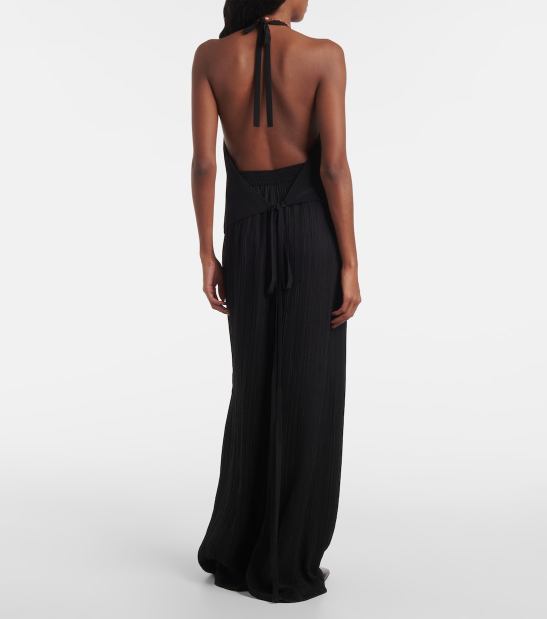 Suez pleated halterneck vest | Joseph