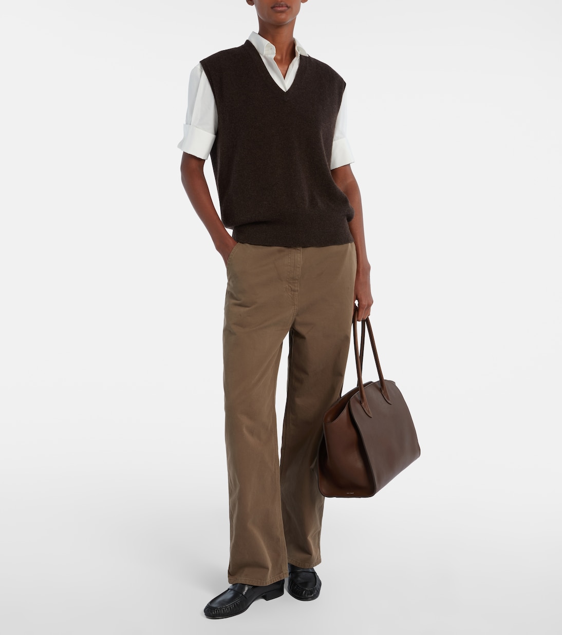 Tote Bag Marlo 14 aus Leder | The Row