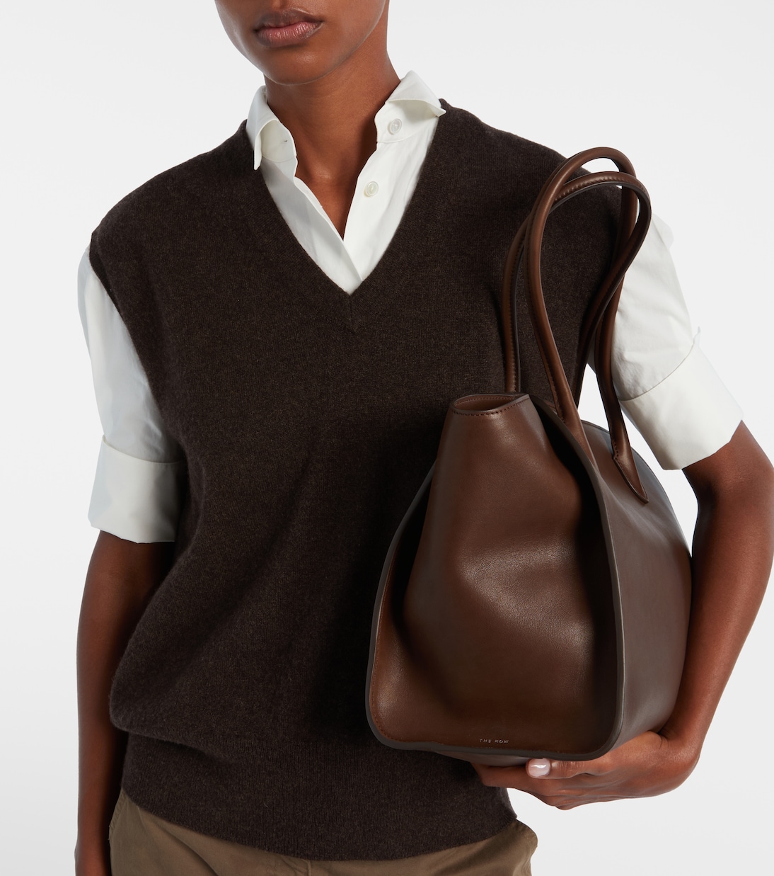 Tote Bag Marlo 14 aus Leder | The Row