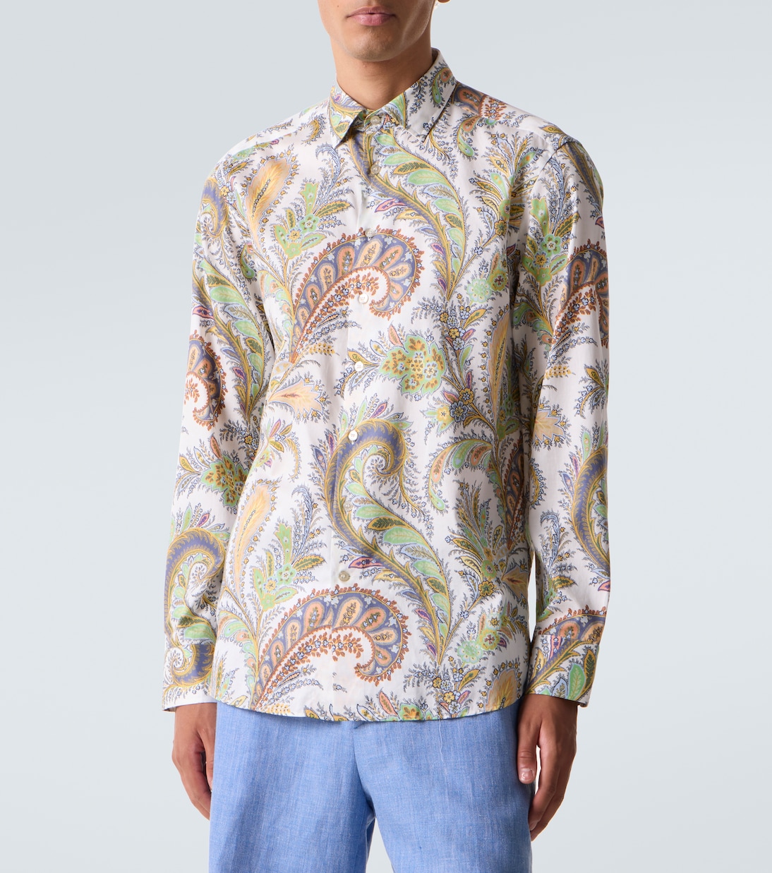 Paisley cotton poplin shirt | Etro