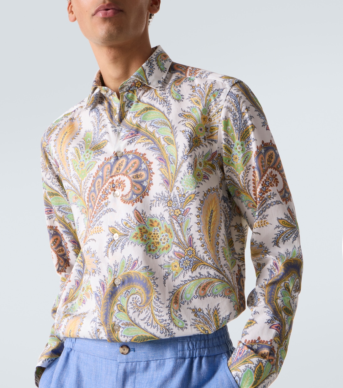 Paisley cotton poplin shirt | Etro