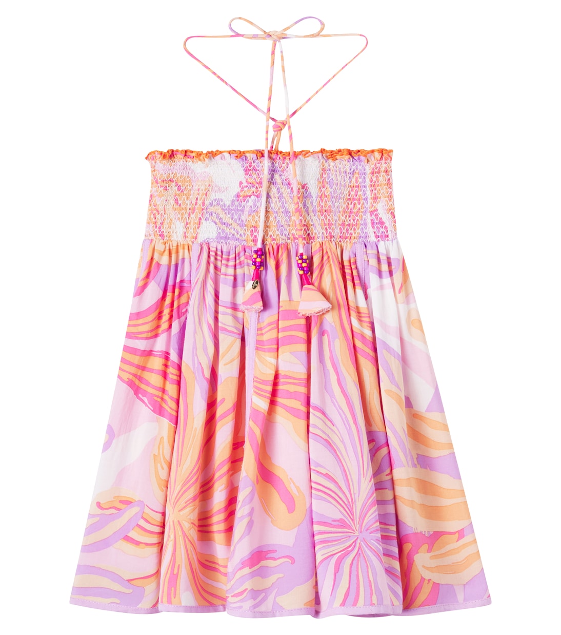 Bedrucktes Kleid Cycas | Poupette St Barth Kids