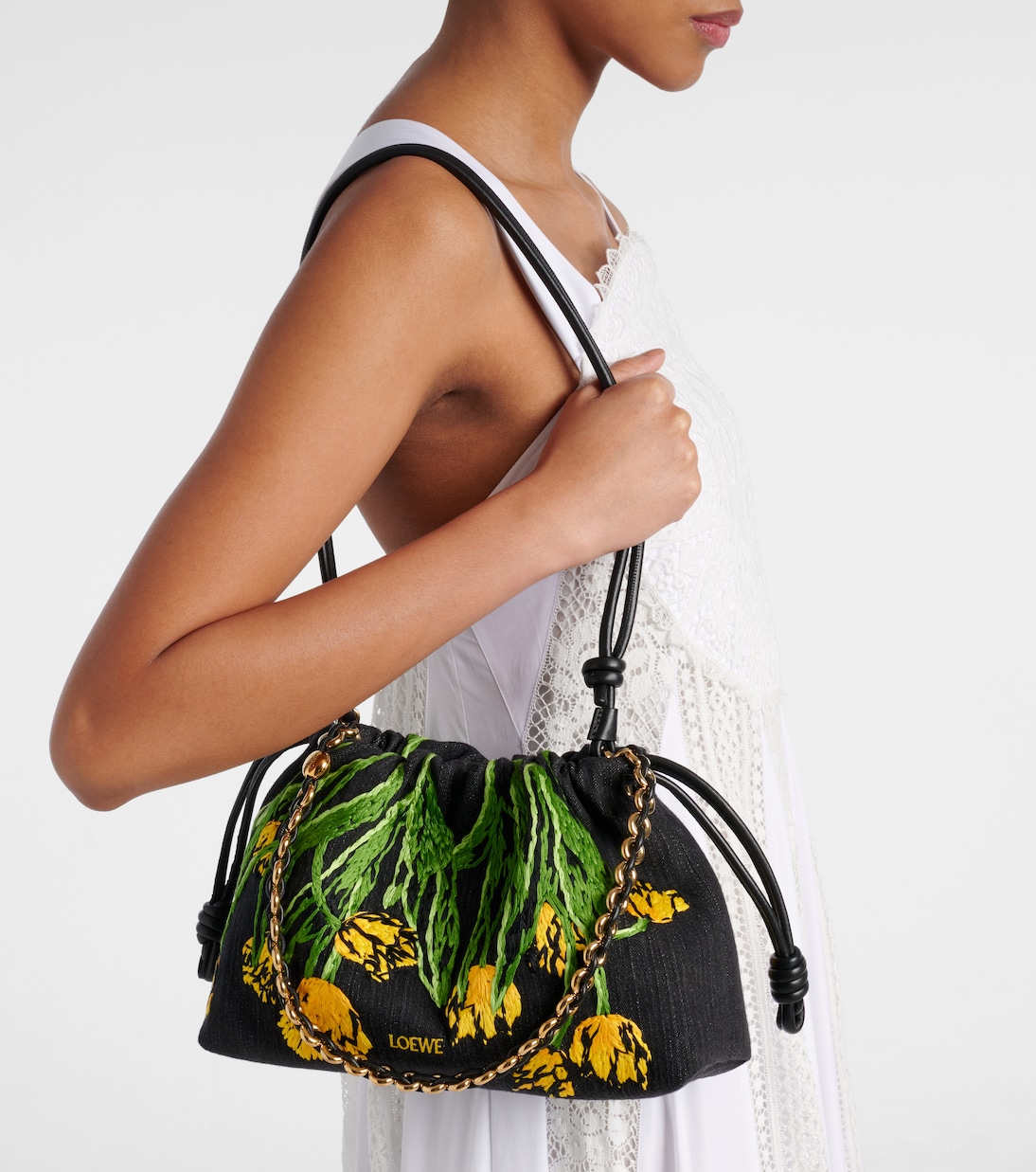 Paula's Ibiza - Clutch Flamenco Medium | Loewe