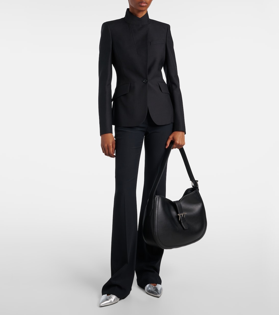 Borsa a spalla T-Bar Medium in pelle | McQueen