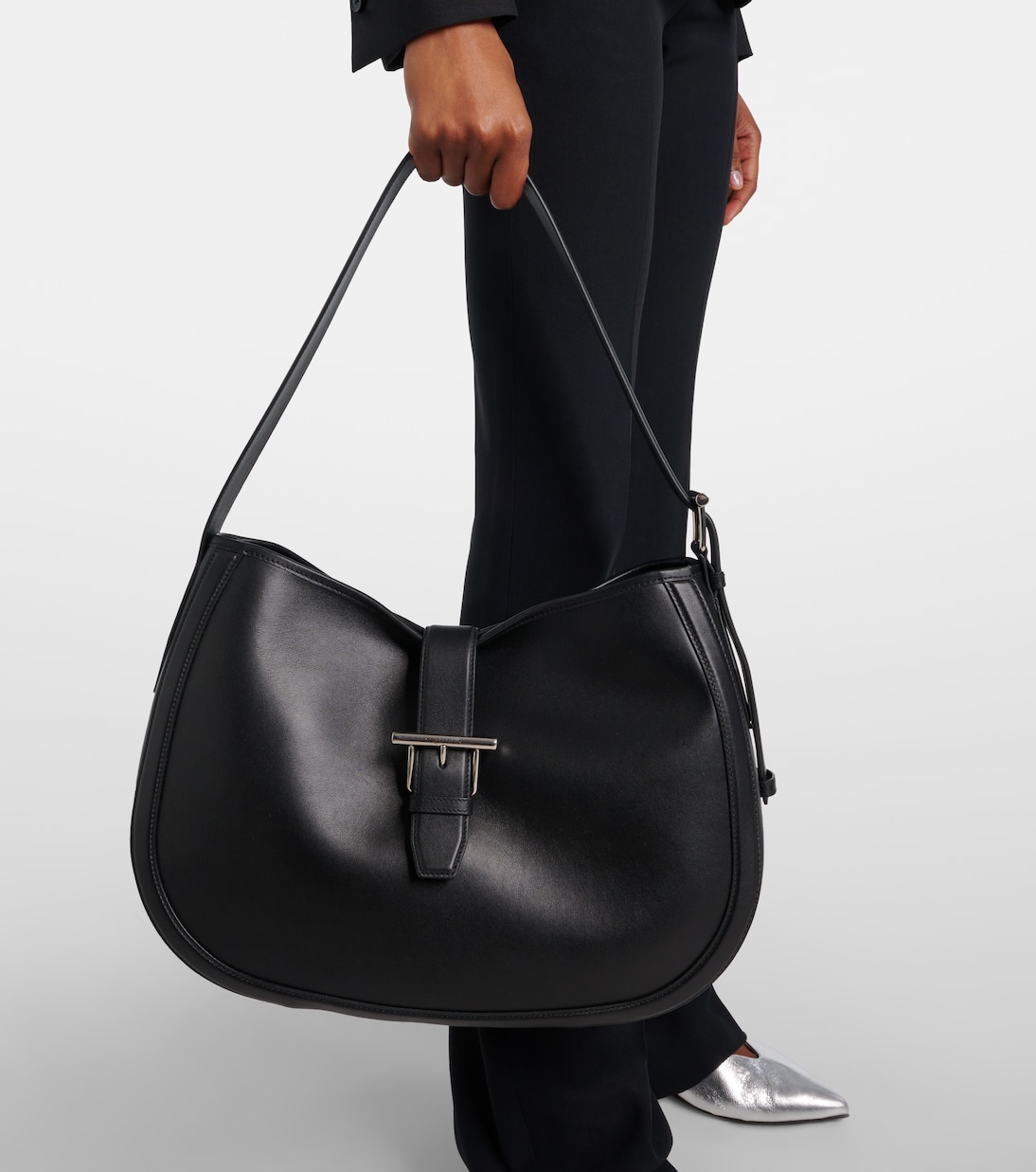 Borsa a spalla T-Bar Medium in pelle | McQueen