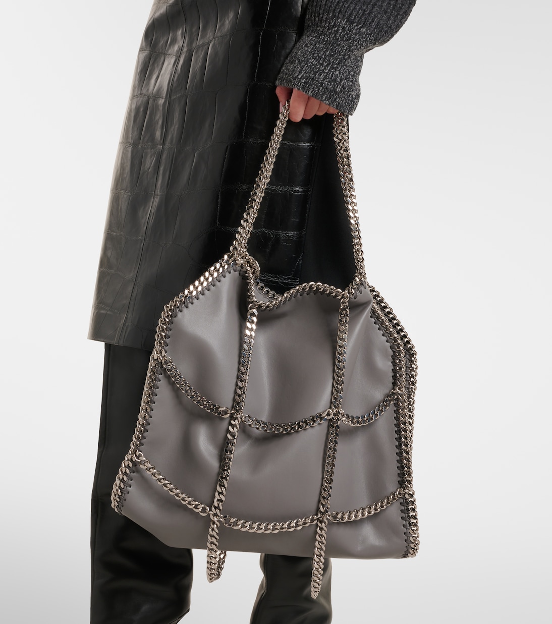 Falabella Small faux leather tote bag | Stella McCartney