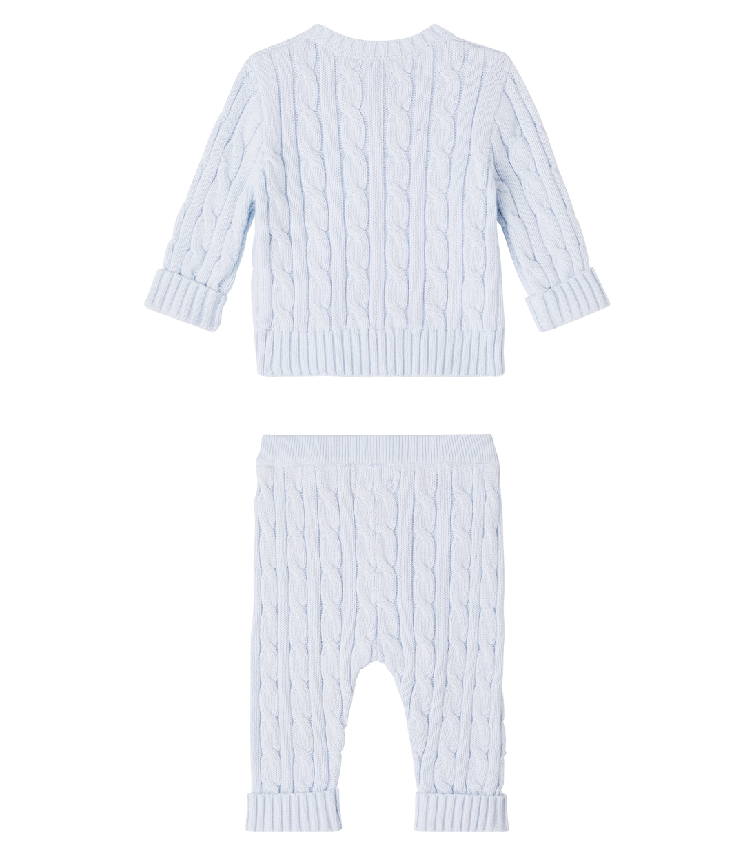 Set aus Cardigan und Hose aus Baumwoll-Strick | Polo Ralph Lauren Kids