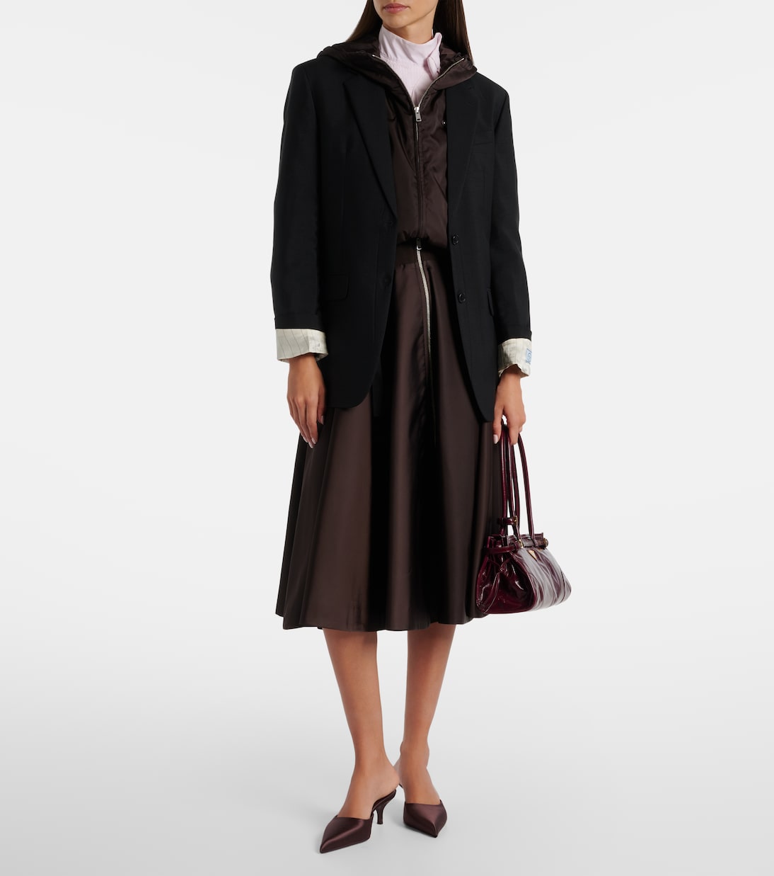 Re-Nylon midi skirt | Prada