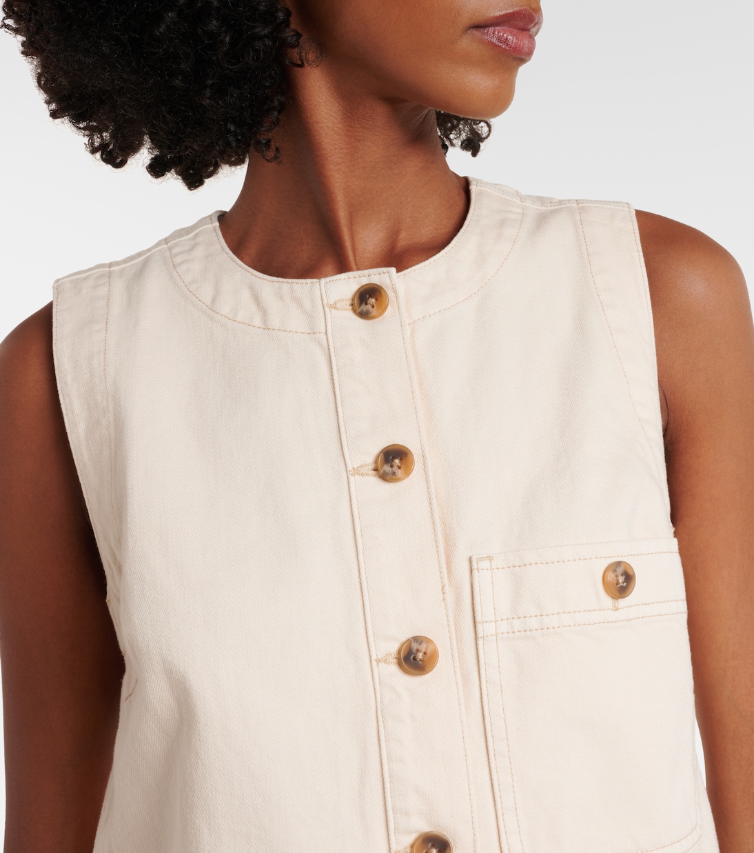 Oakley denim minidress | Veronica Beard