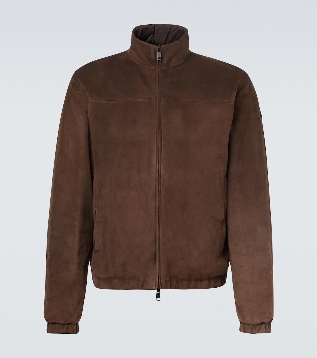 Piumino Cernay in suede | Moncler