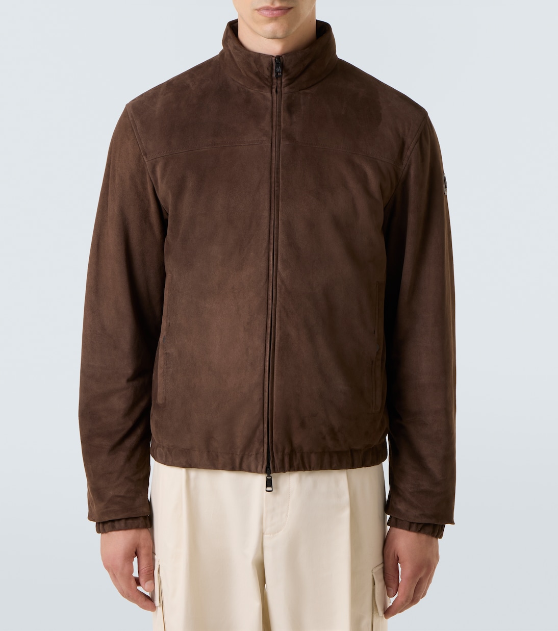 Piumino Cernay in suede | Moncler