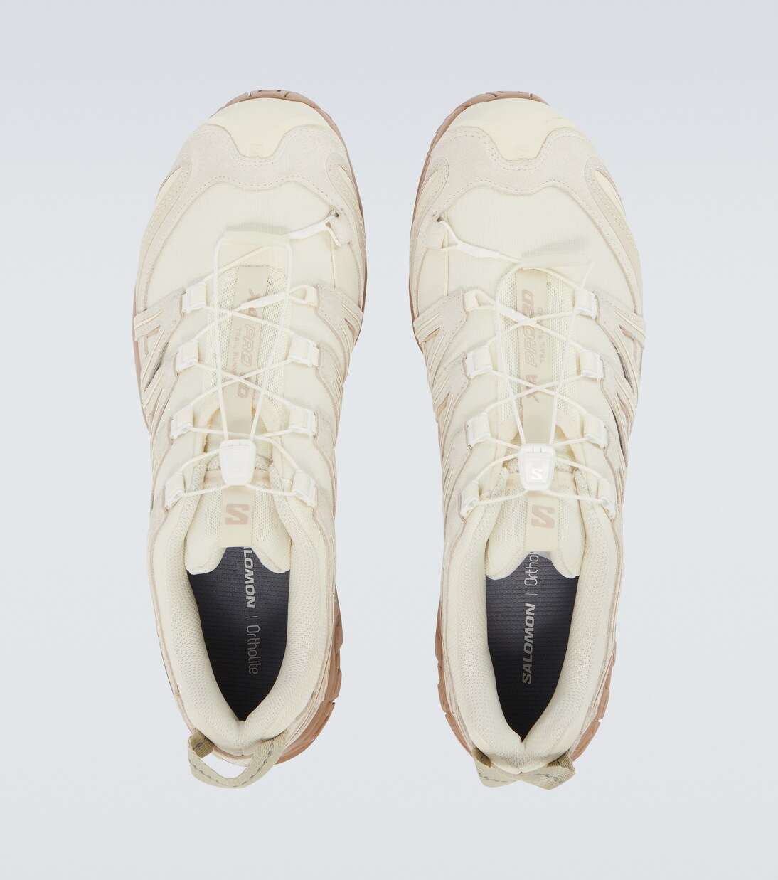 XA Pro 3D suede-trimmed sneakers | Salomon