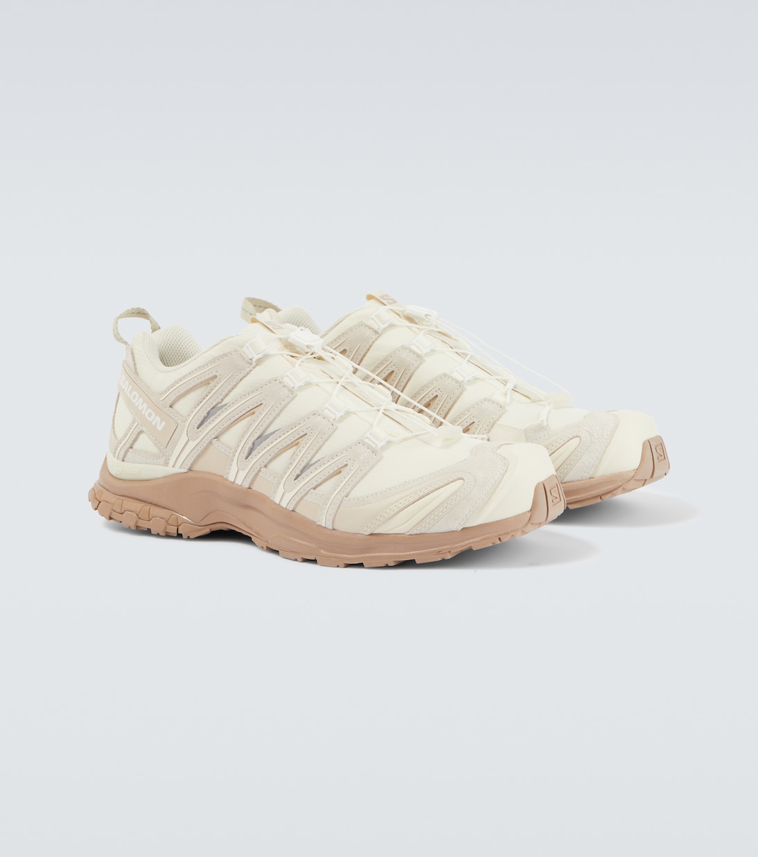 XA Pro 3D suede-trimmed sneakers | Salomon