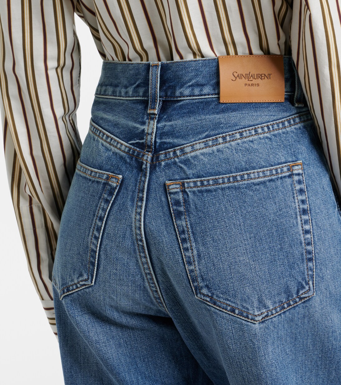 Jeans anchos V-Waist | Saint Laurent