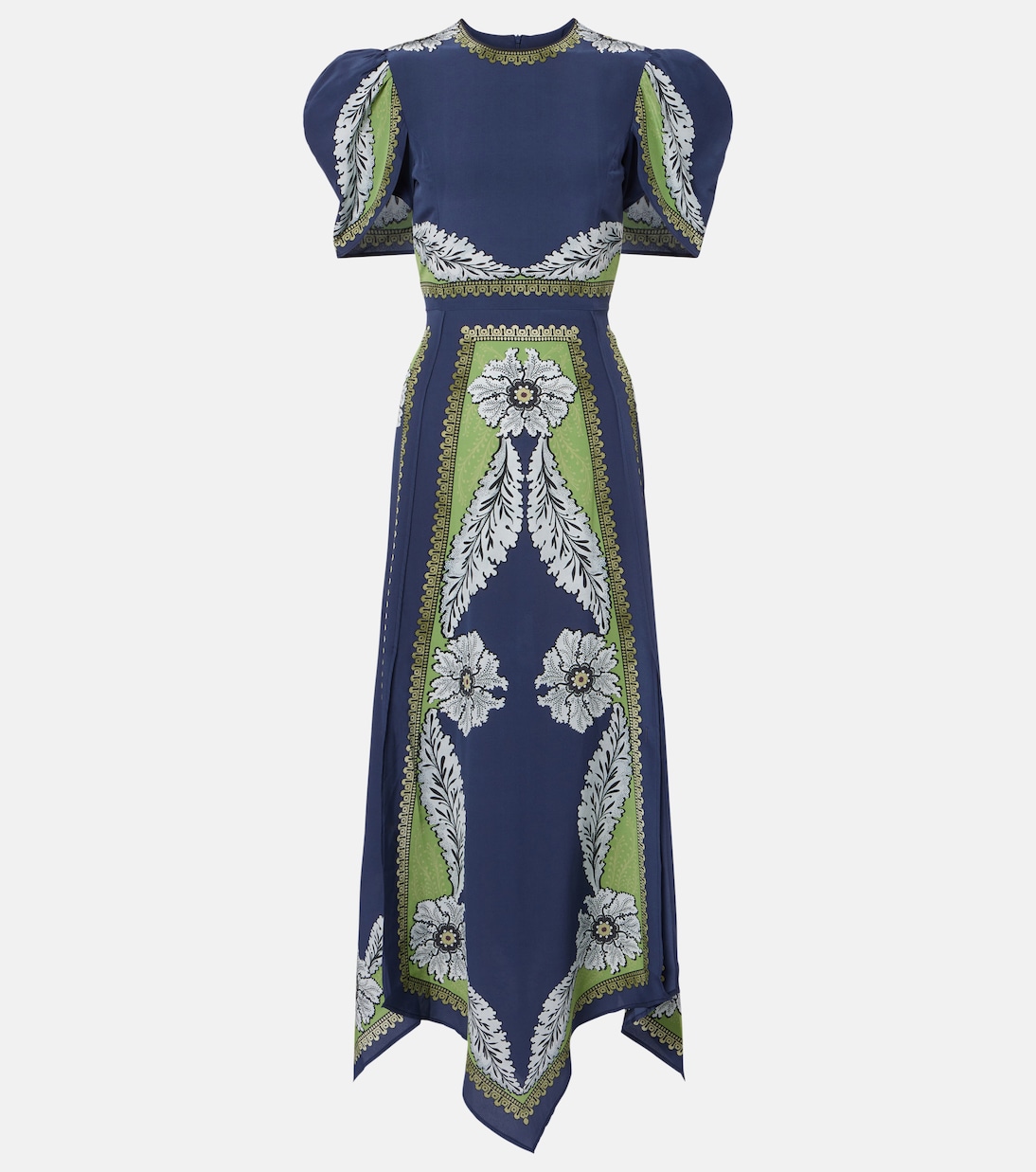 Cherie printed silk maxi dress | La DoubleJ
