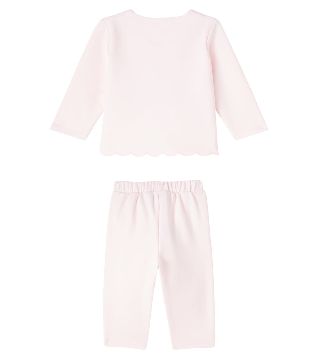 Baby scalloped cardigan and pants set | Tartine et Chocolat