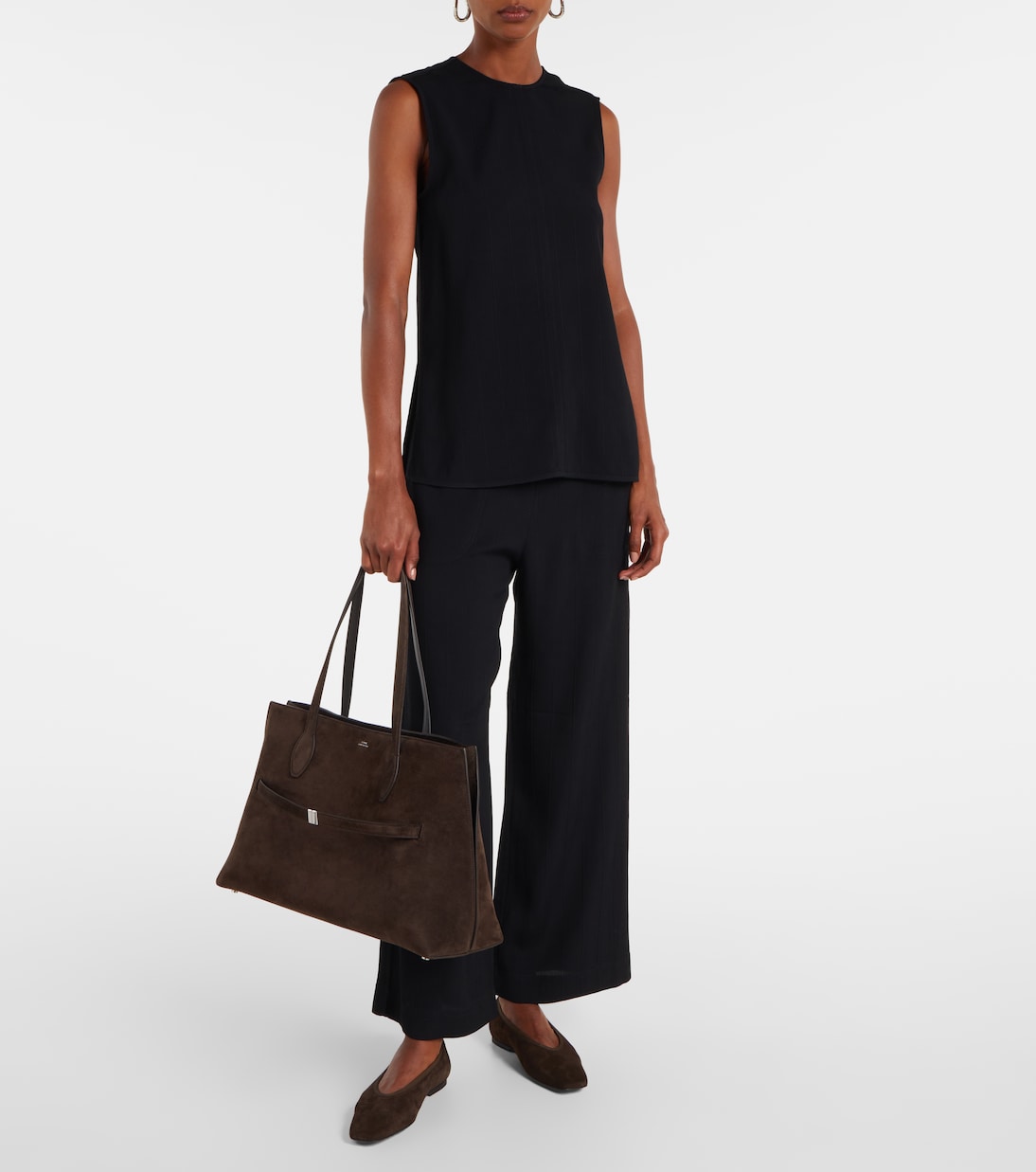 Lounge suede tote bag | Toteme