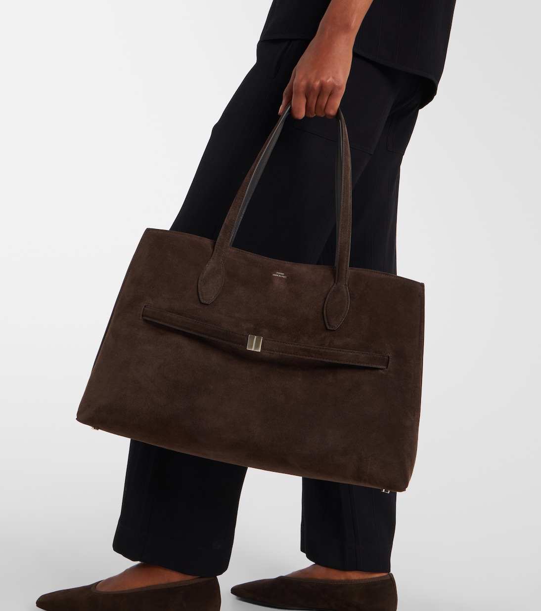 Lounge suede tote bag | Toteme