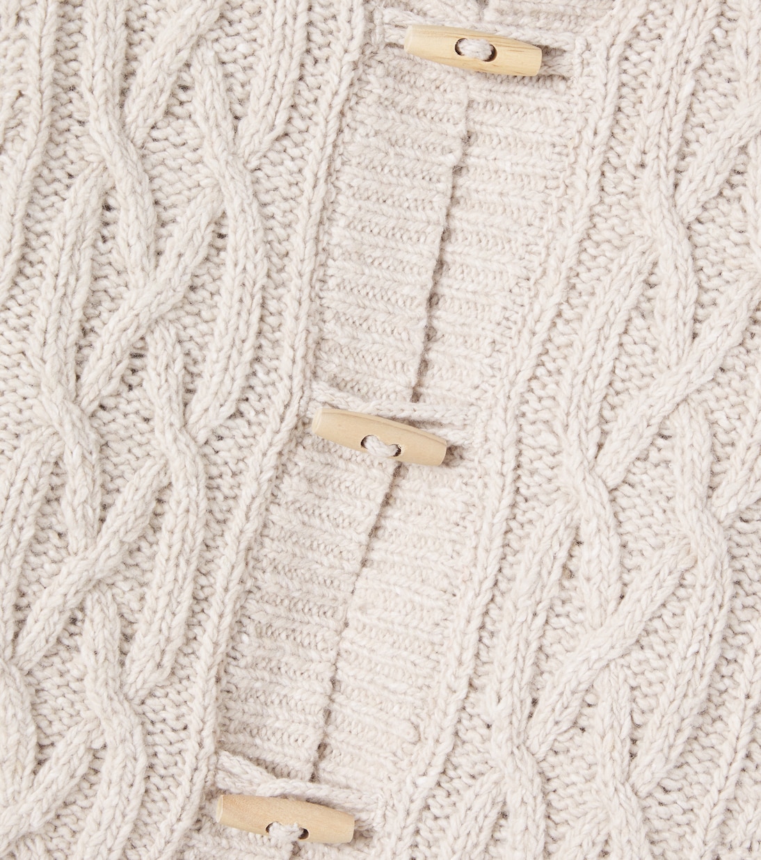Maria cable-knit wool-blend cardigan | The New Society