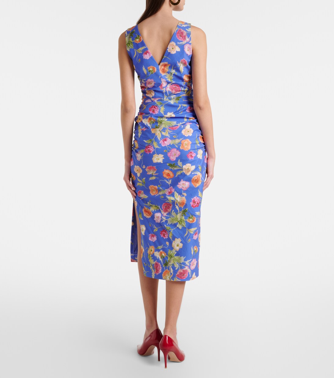 Midikleid aus einem Baumwollgemisch | Carolina Herrera