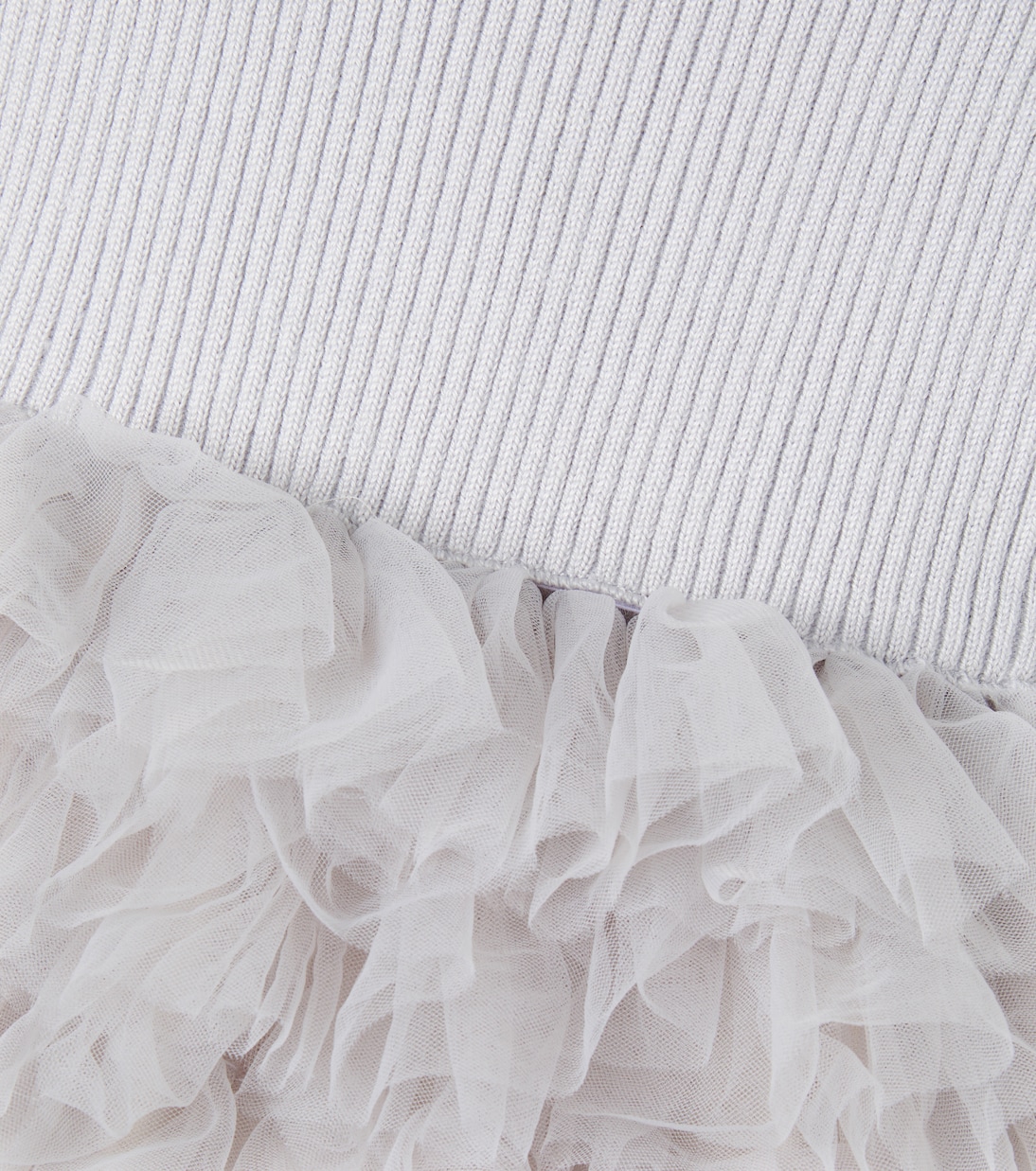 Baby - Abito Cecilly misto lana con tulle | Donsje
