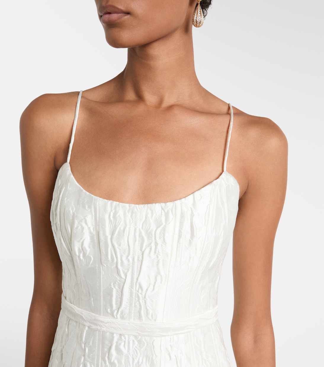 Bridal Vanilla Dreams satin corset gown | Rebecca Vallance