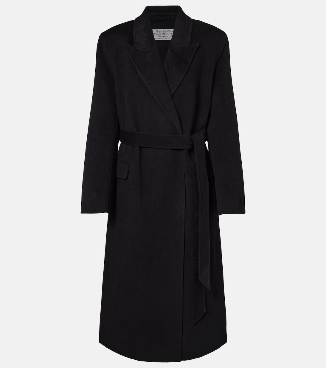 Wool and cashmere wrap coat | Acne Studios