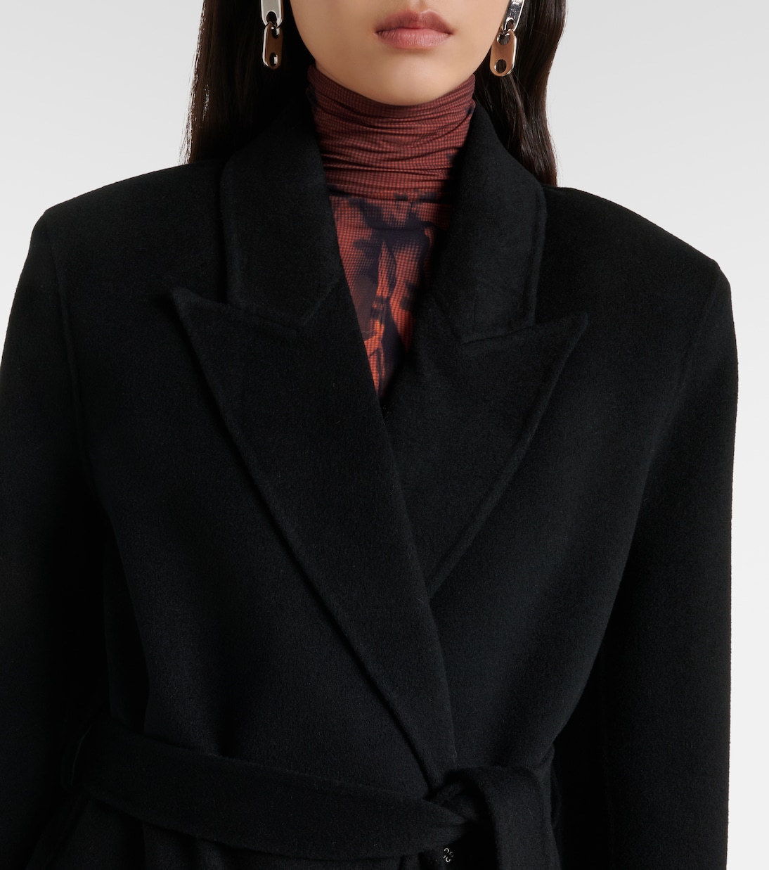 Wool and cashmere wrap coat | Acne Studios