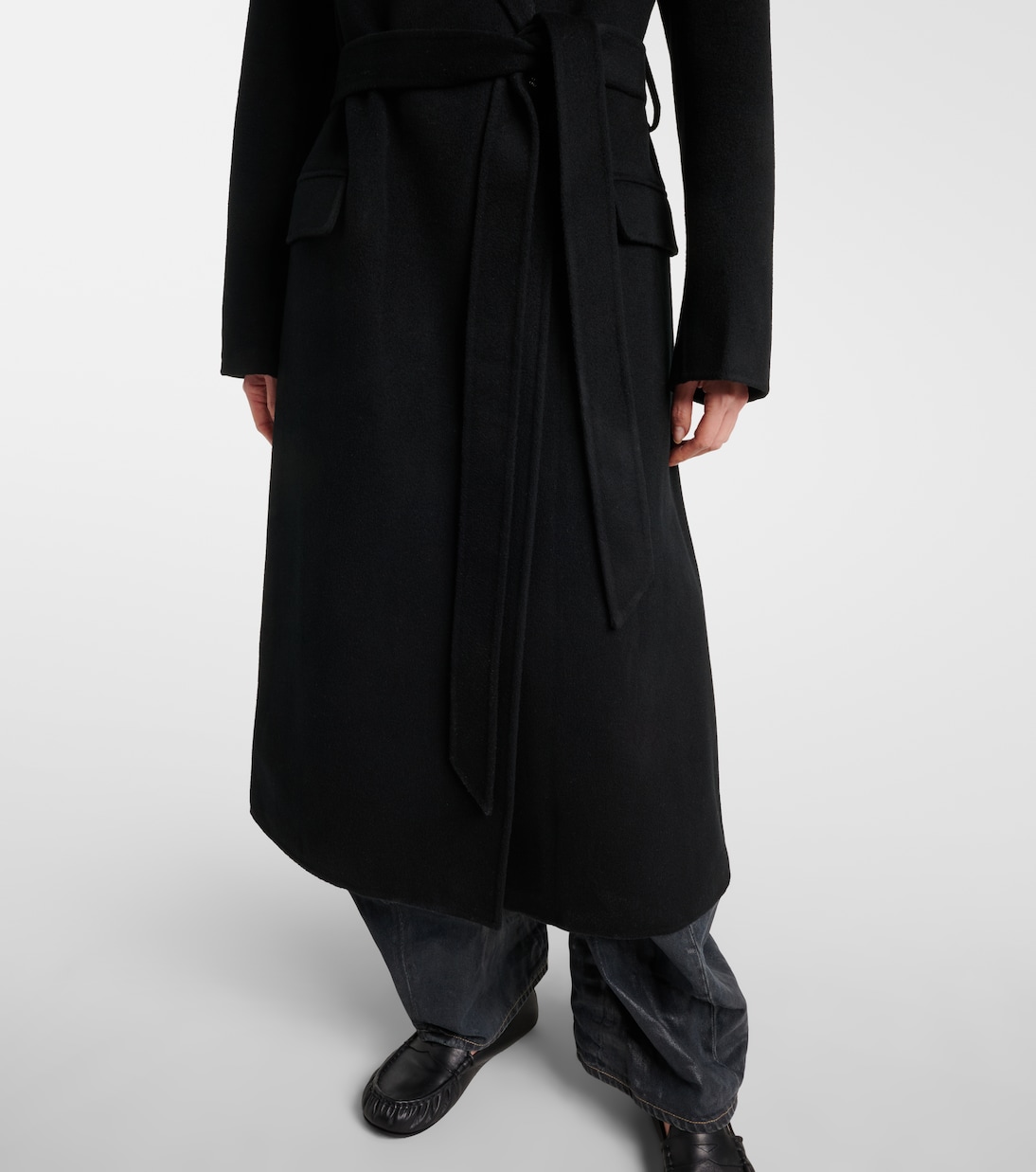 Wool and cashmere wrap coat | Acne Studios