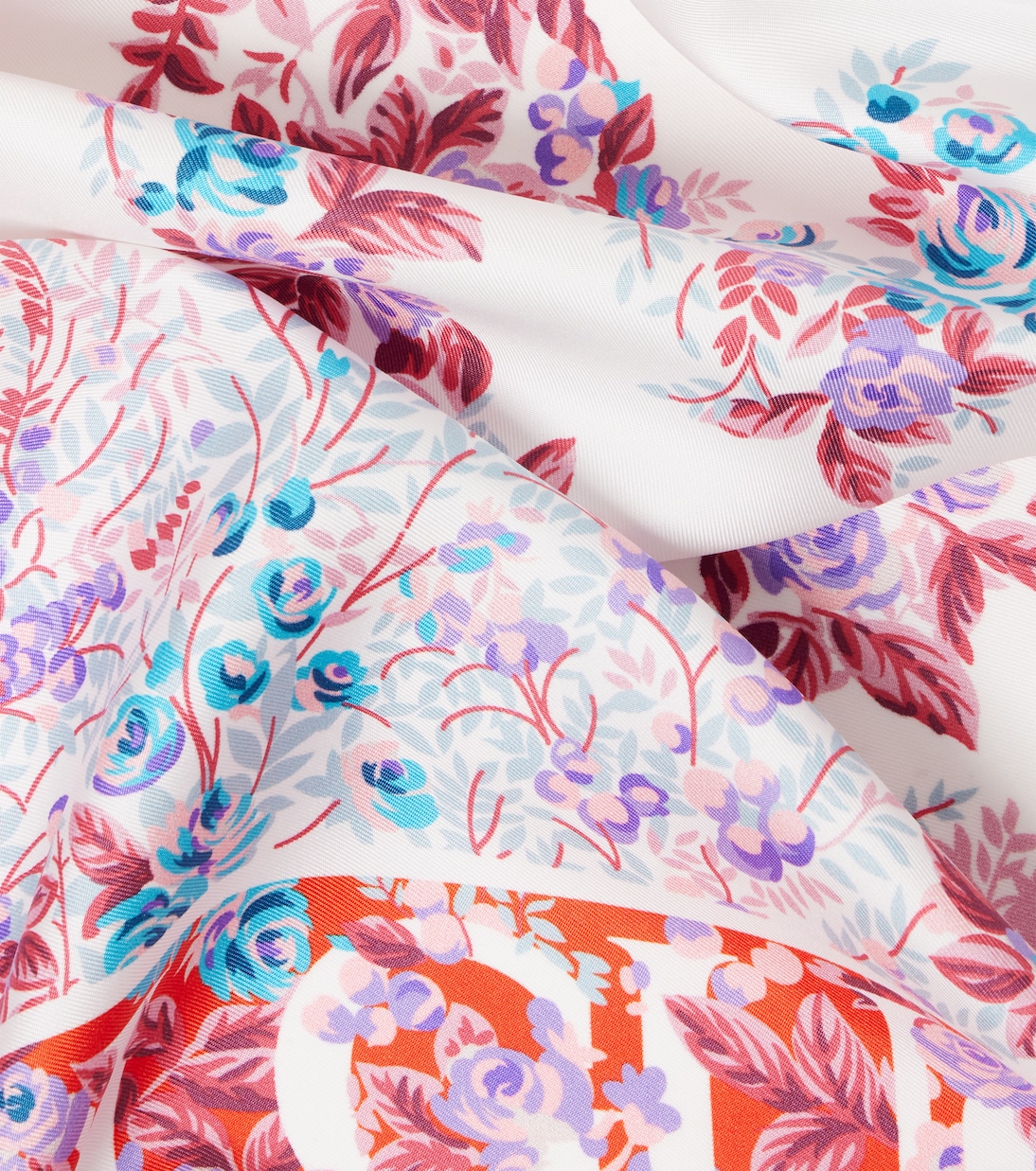 Printed silk twill scarf | Gucci