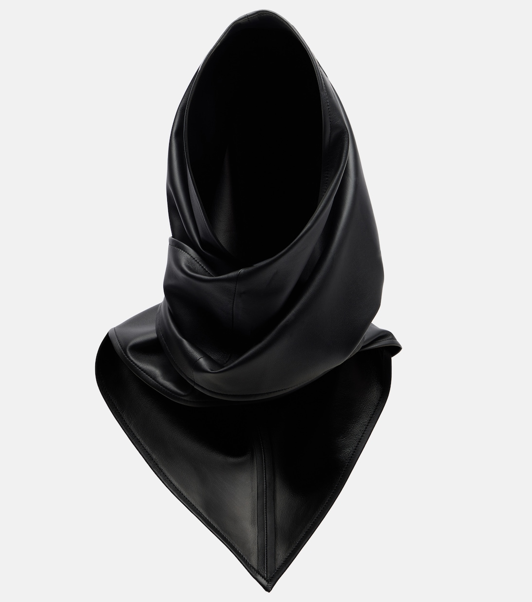 Leather hood | Nour Hammour