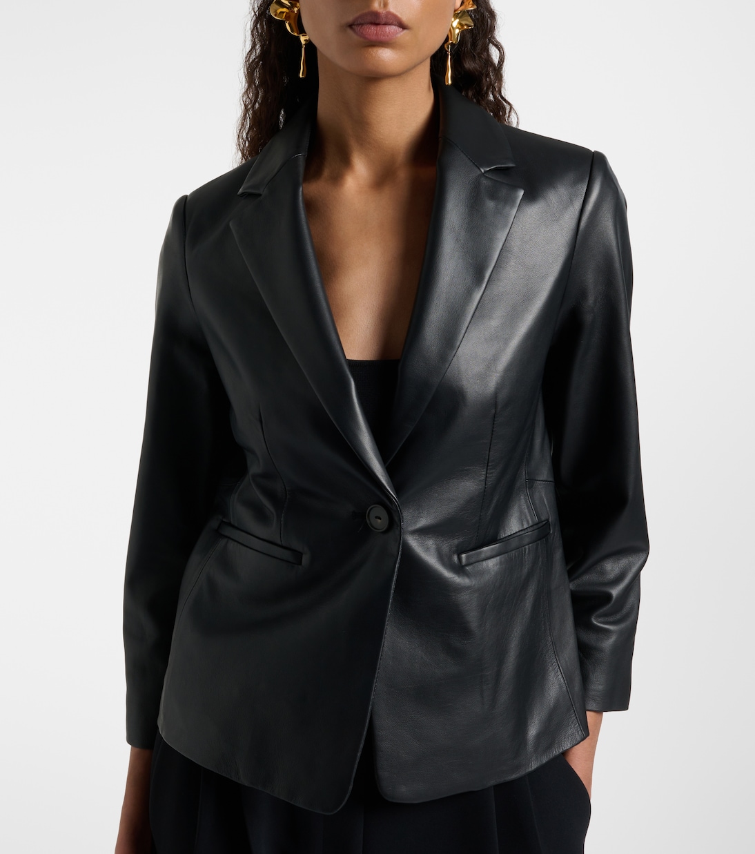 Leather blazer | Vince