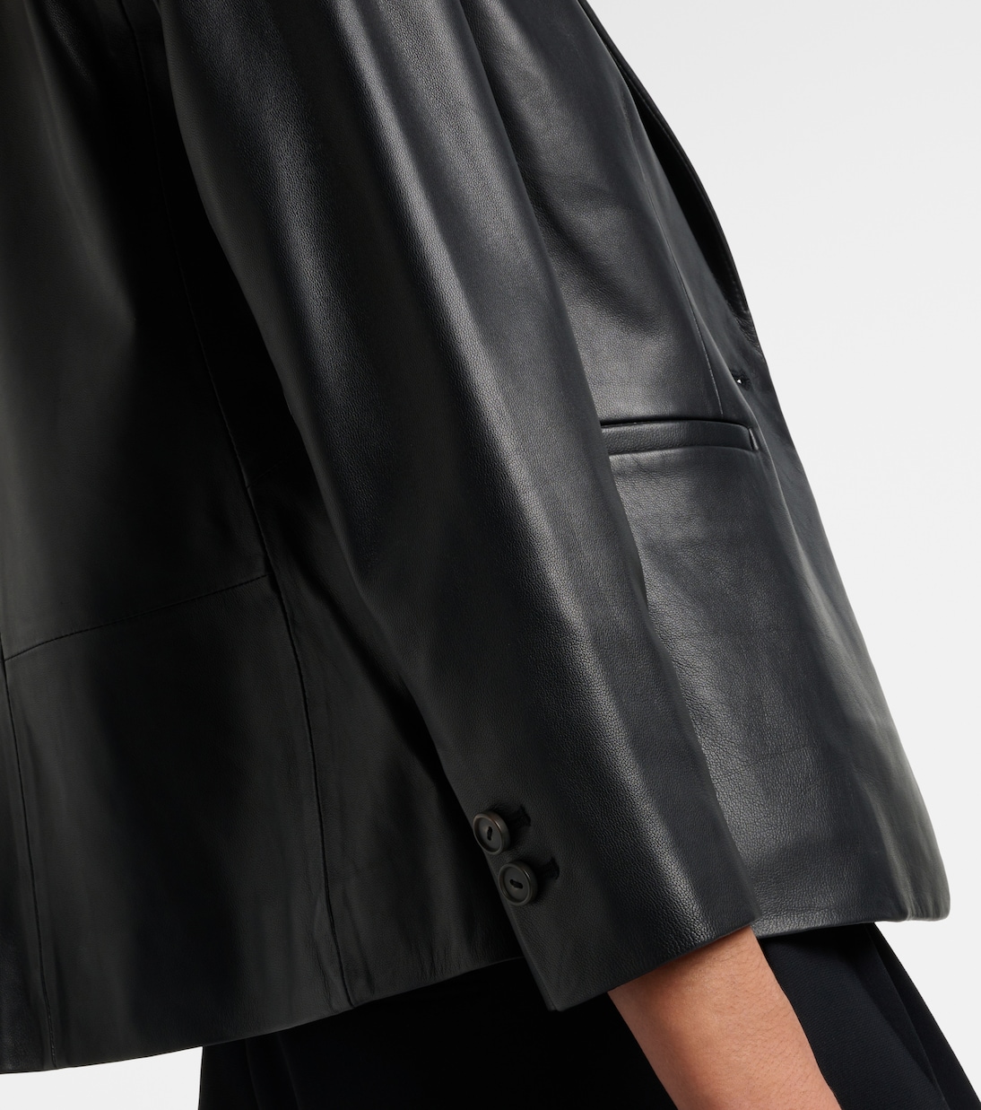 Leather blazer | Vince