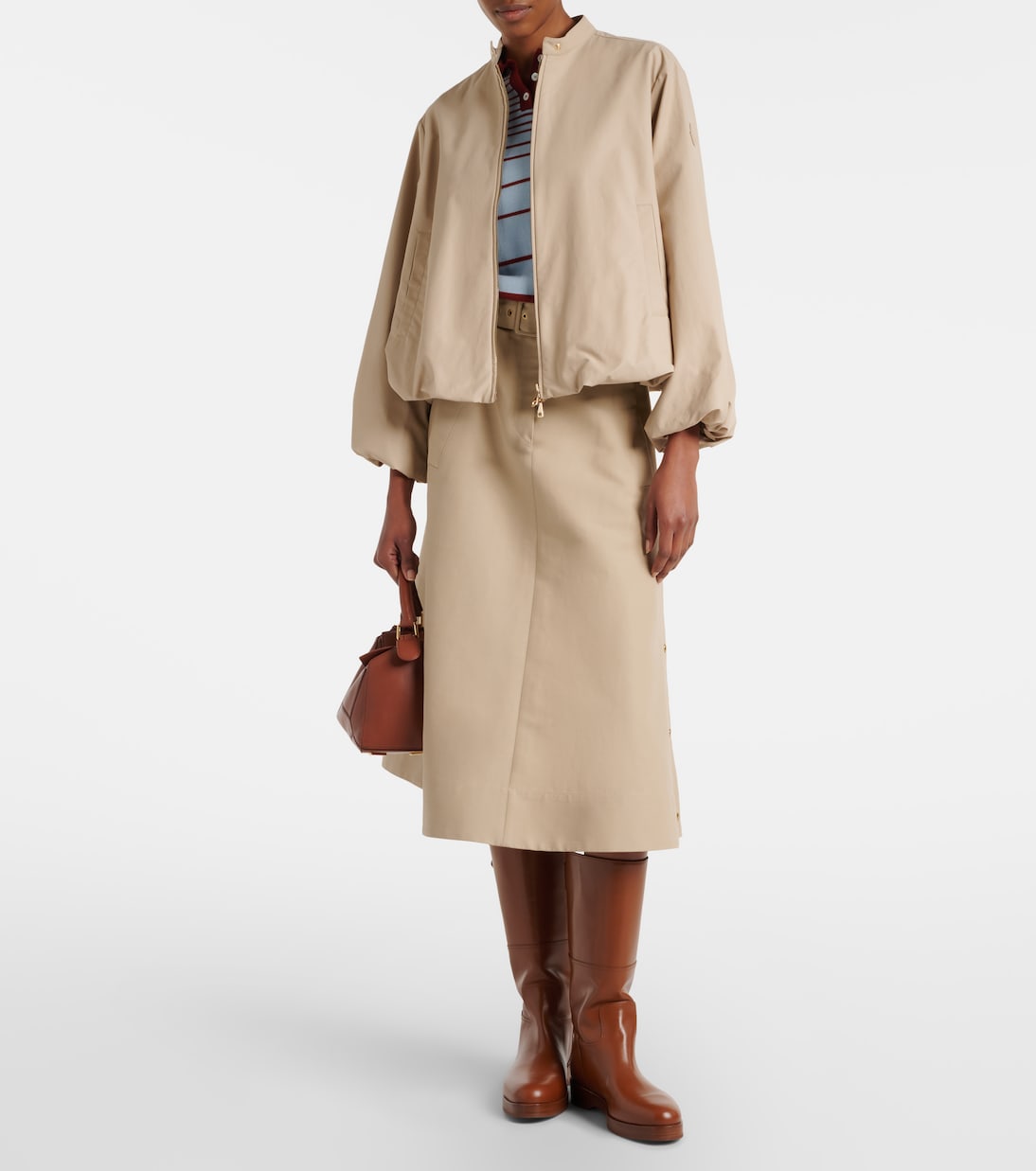 Gruissan cotton-blend bomber jacket | Moncler