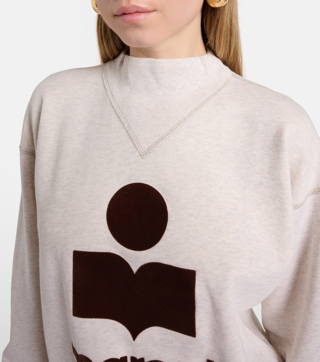 Moby logo cotton-blend sweatshirt | Marant Etoile