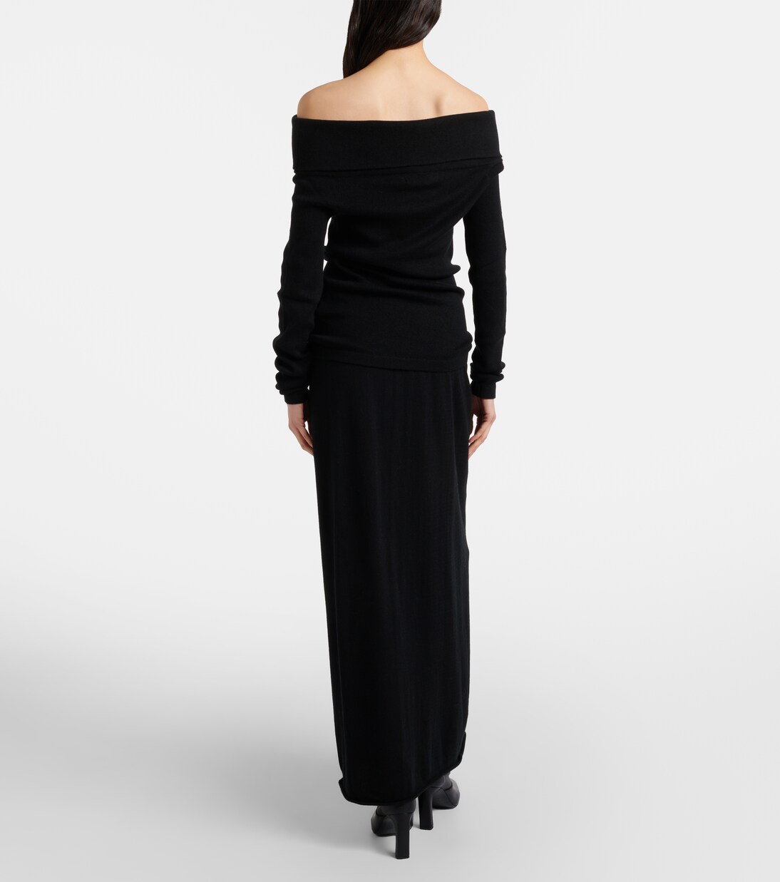 Maxirock Charlotta aus Baumwolle und Kaschmir | Lisa Yang