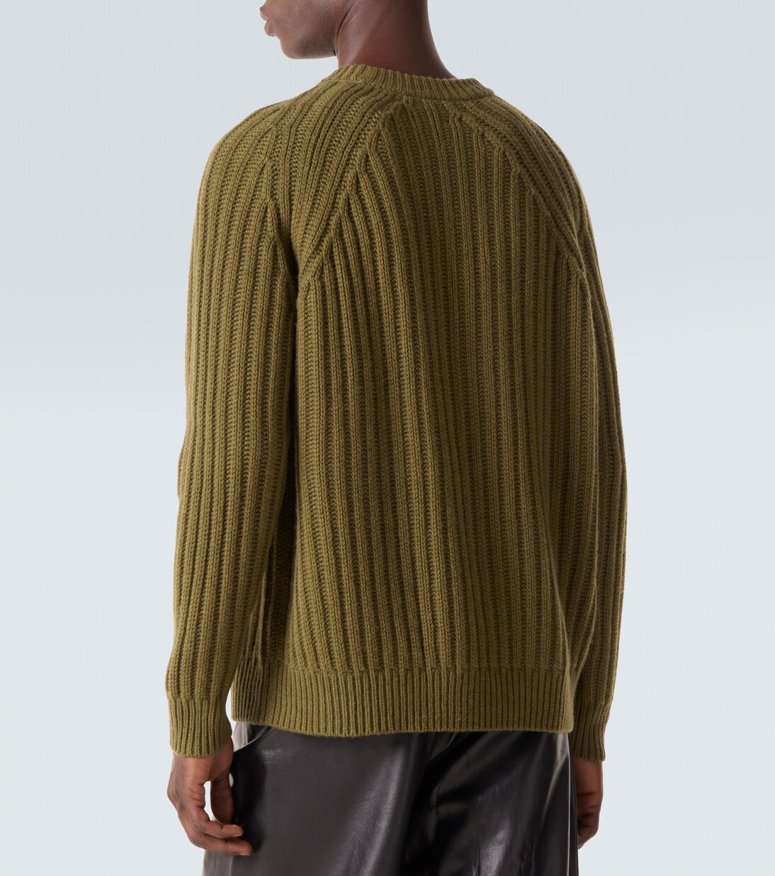 Ribbed-knit wool and cashmere sweater | Allude