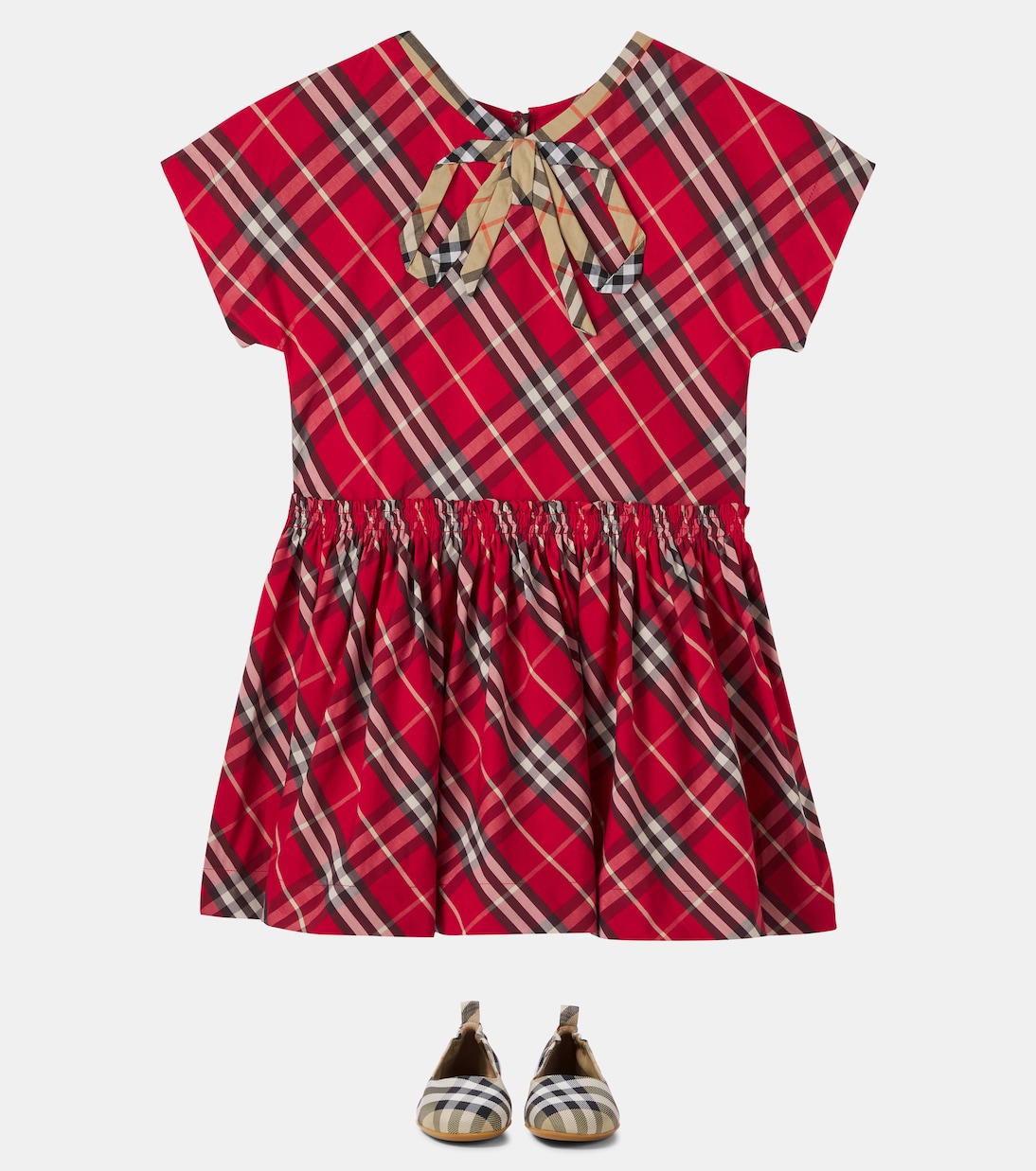 Kleid Burberry Check aus Baumwolle | Burberry Kids