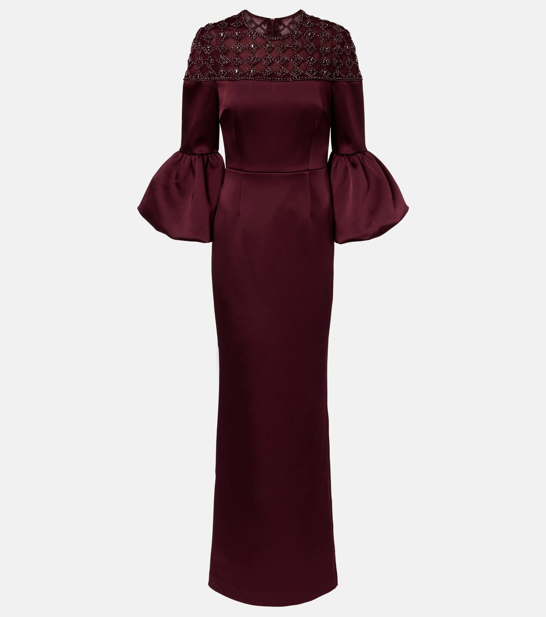 Alora embellished satin gown | Rebecca Vallance