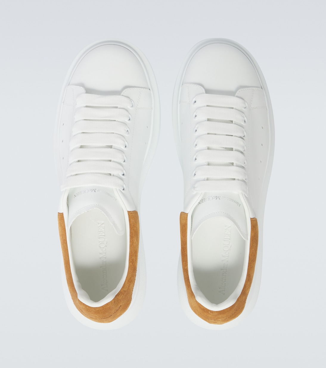 Oversized leather sneakers | McQueen