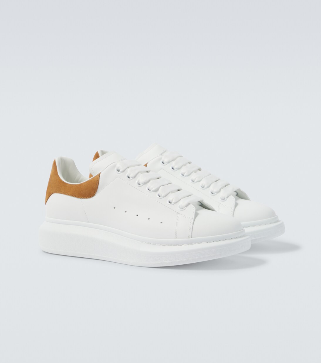 Oversized leather sneakers | McQueen