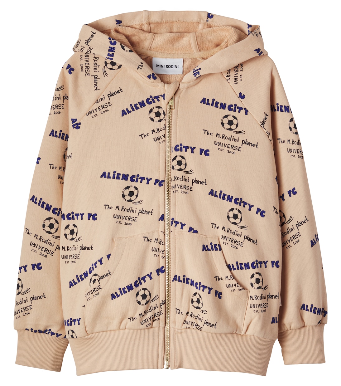 Sweat-shirt à capuche en coton | Mini Rodini