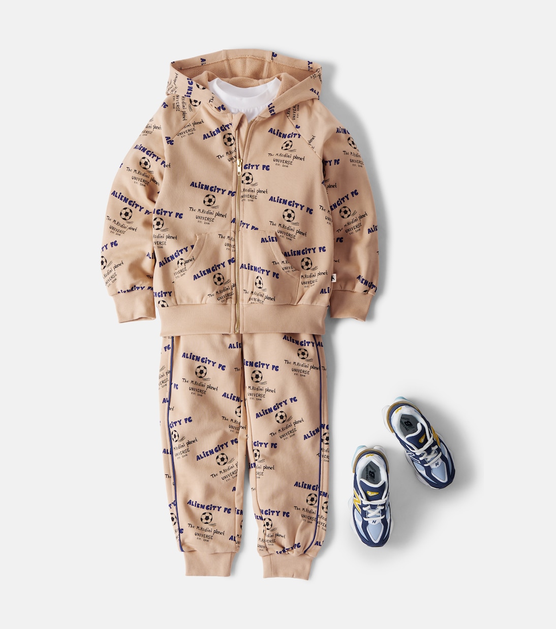 Sweat-shirt à capuche en coton | Mini Rodini