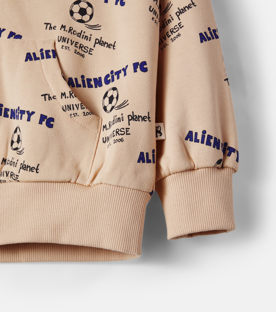 Sweat-shirt à capuche en coton | Mini Rodini